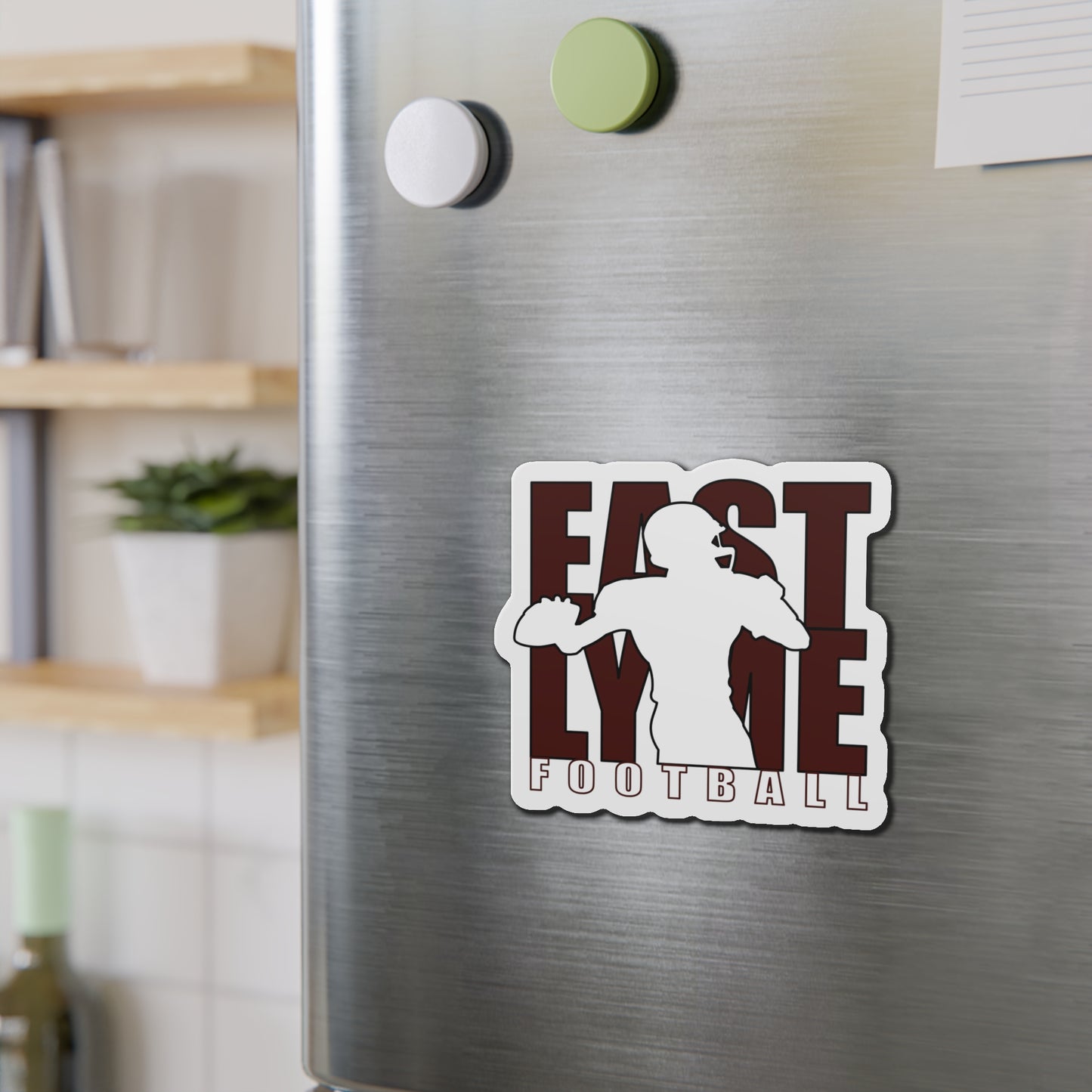 East Lyme Viking Football Die-Cut Magnets
