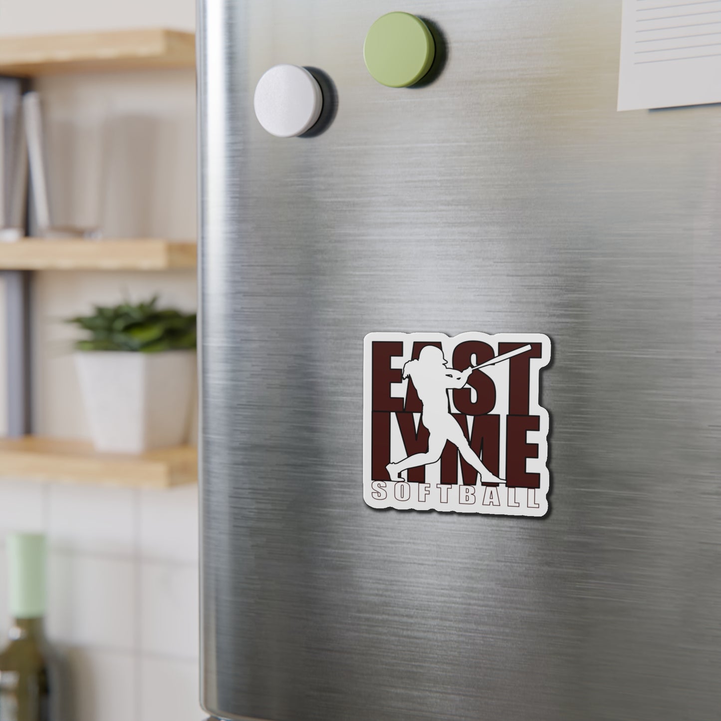 East Lyme Softball Die-Cut Magnets
