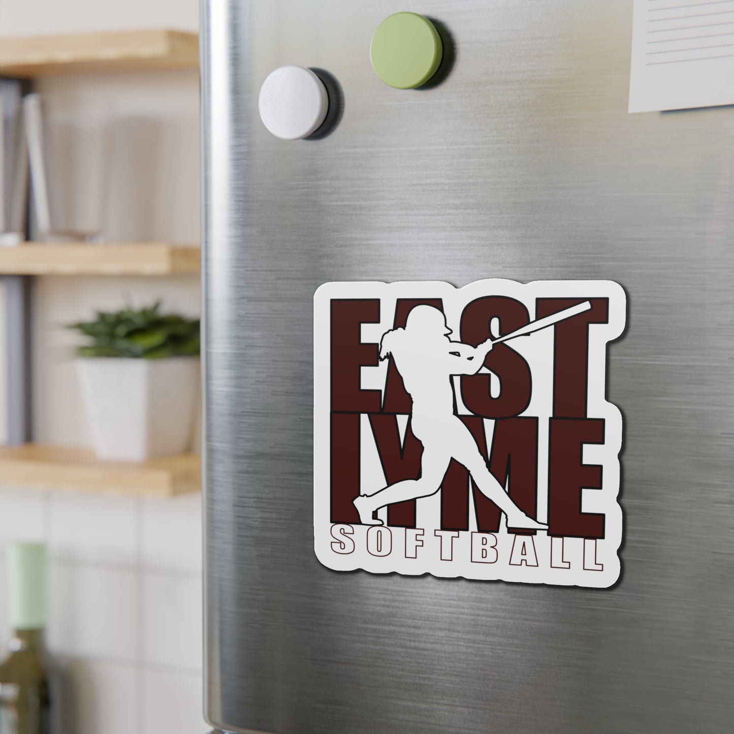 East Lyme Softball Die-Cut Magnets