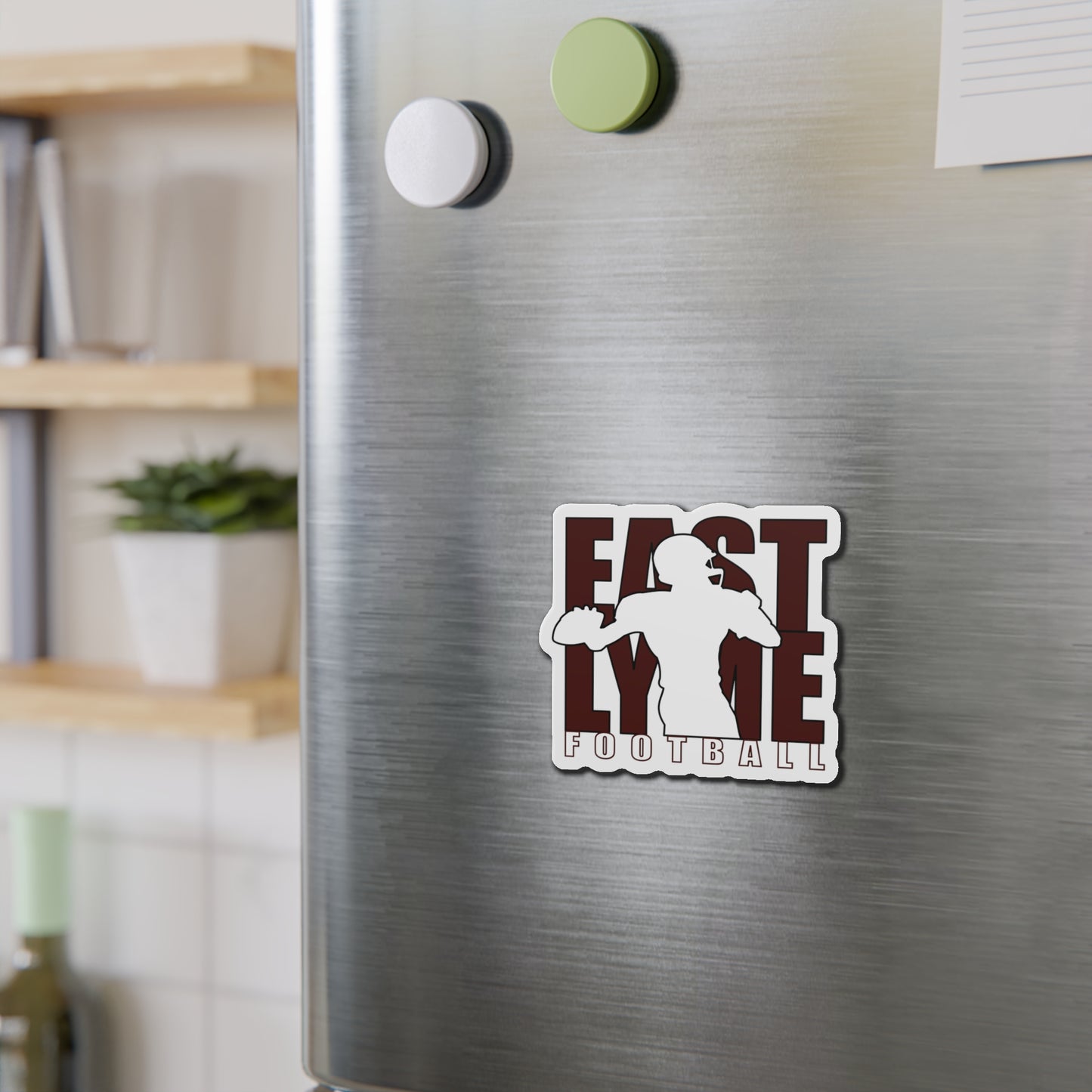 East Lyme Viking Football Die-Cut Magnets