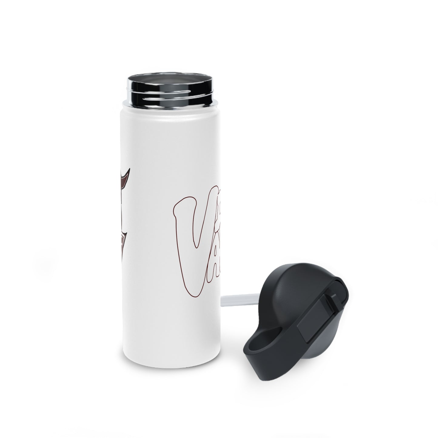 Stainless Steel Water Bottle, Standard Lid