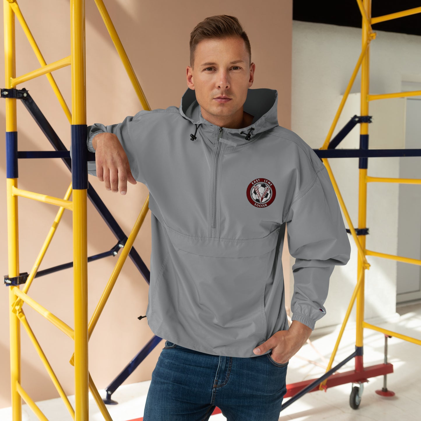 Viking V Soccer Embroidered Packable Jacket