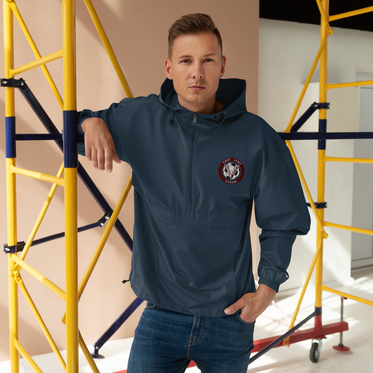 Viking V Soccer Embroidered Packable Jacket