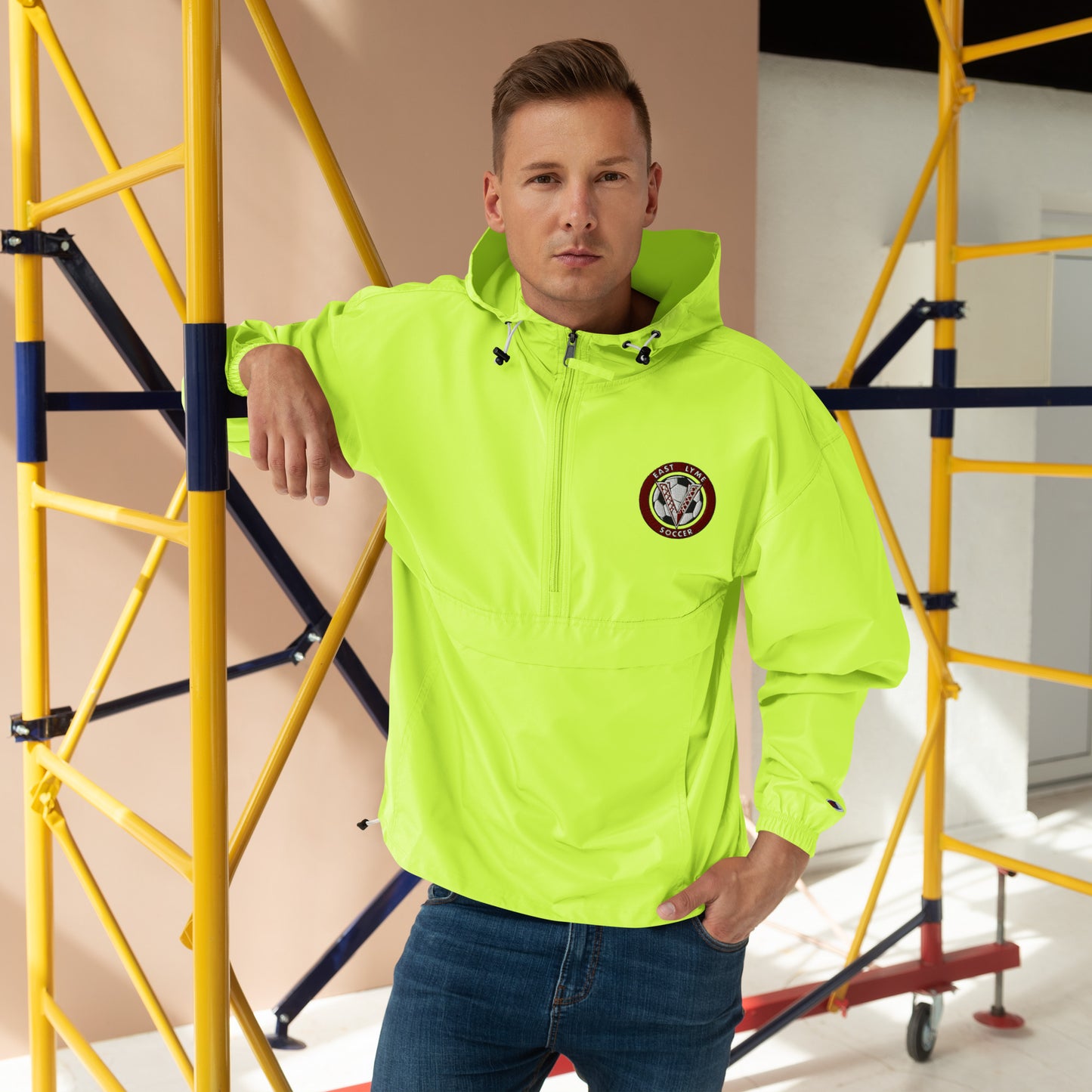 Viking V Soccer Embroidered Packable Jacket
