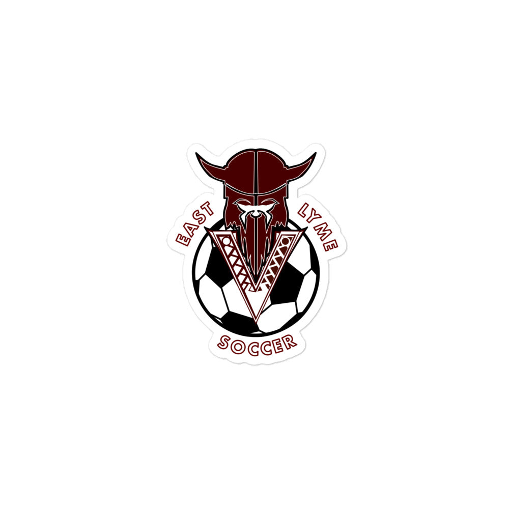 East Lyme Soccer Viking Sticker