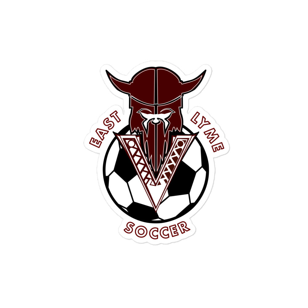 East Lyme Soccer Viking Sticker
