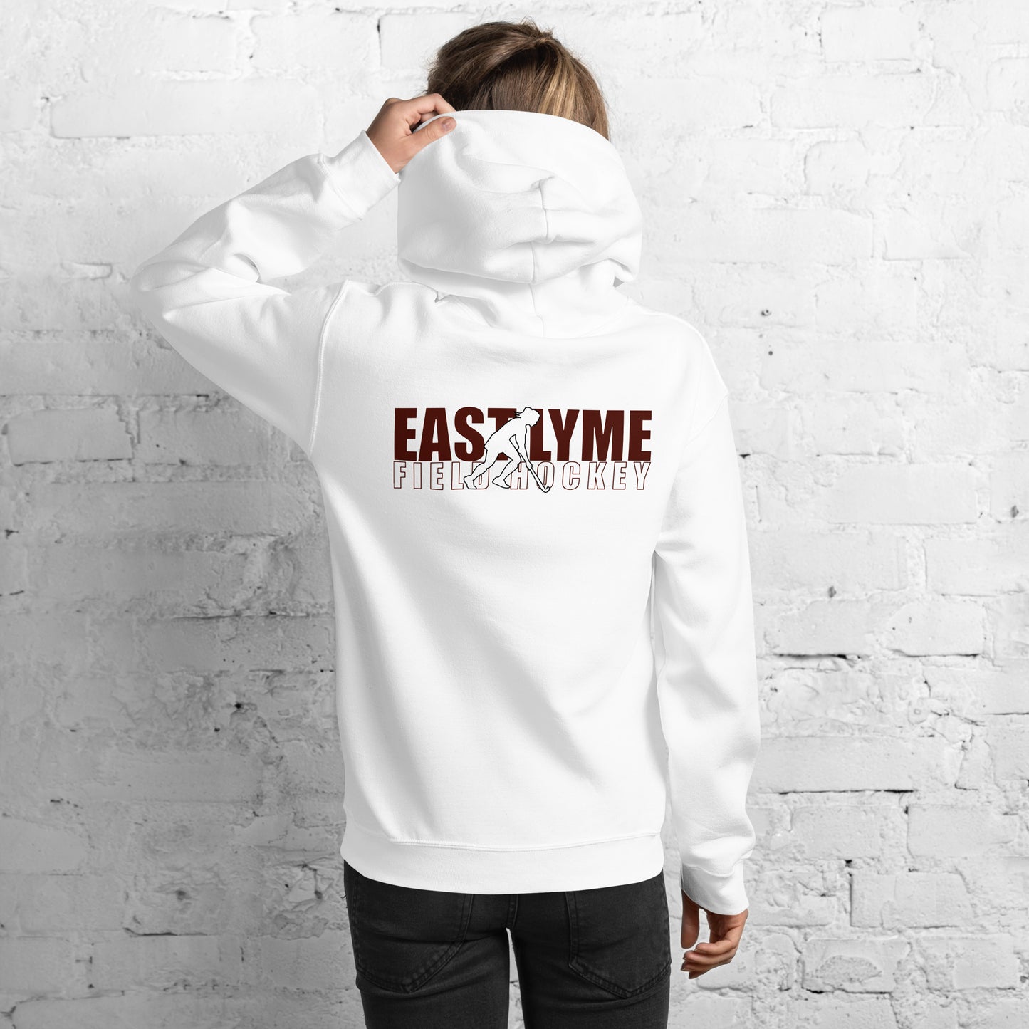 East Lyme Field Hockey Horizontal Stack Hoodie