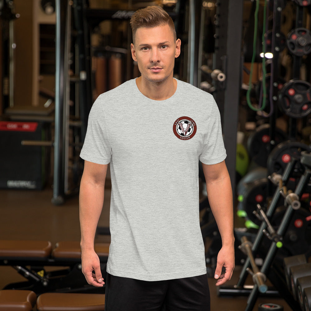 V Soccer Front Chest logo Unisex t-shirt