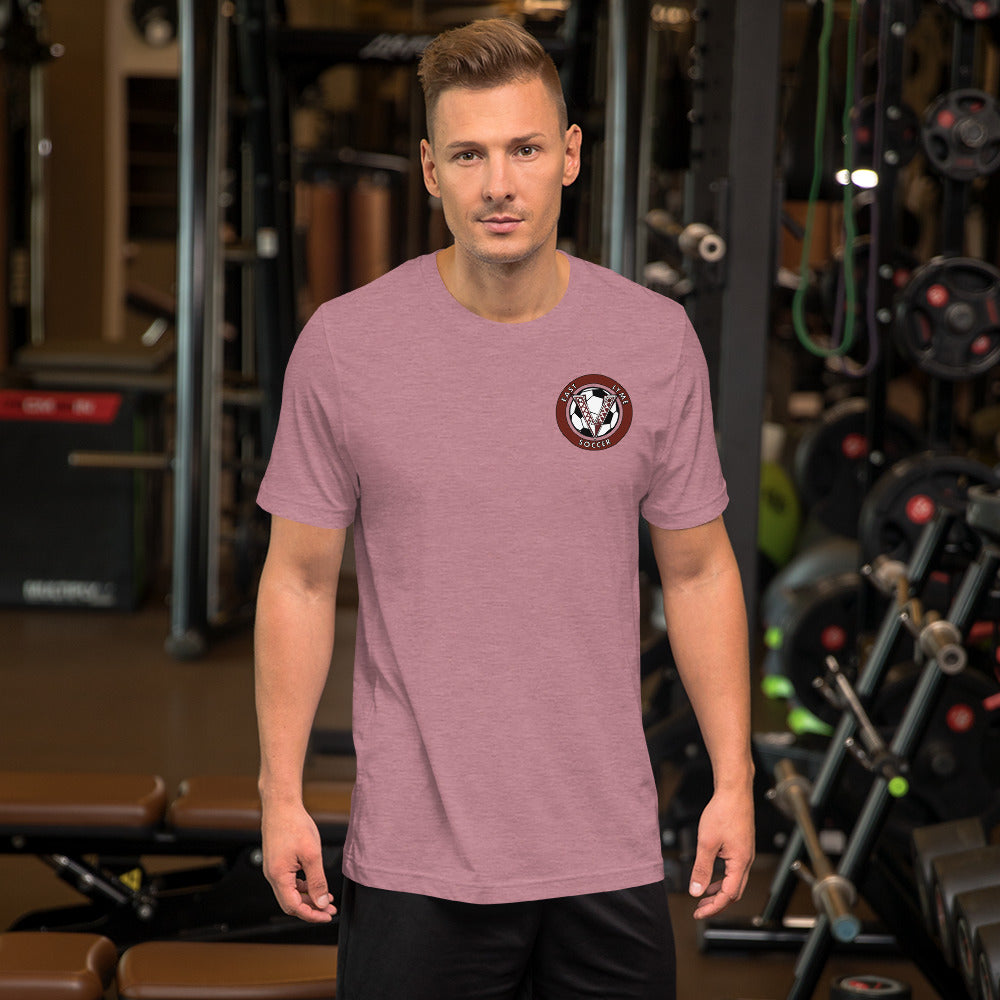 V Soccer Front Chest logo Unisex t-shirt