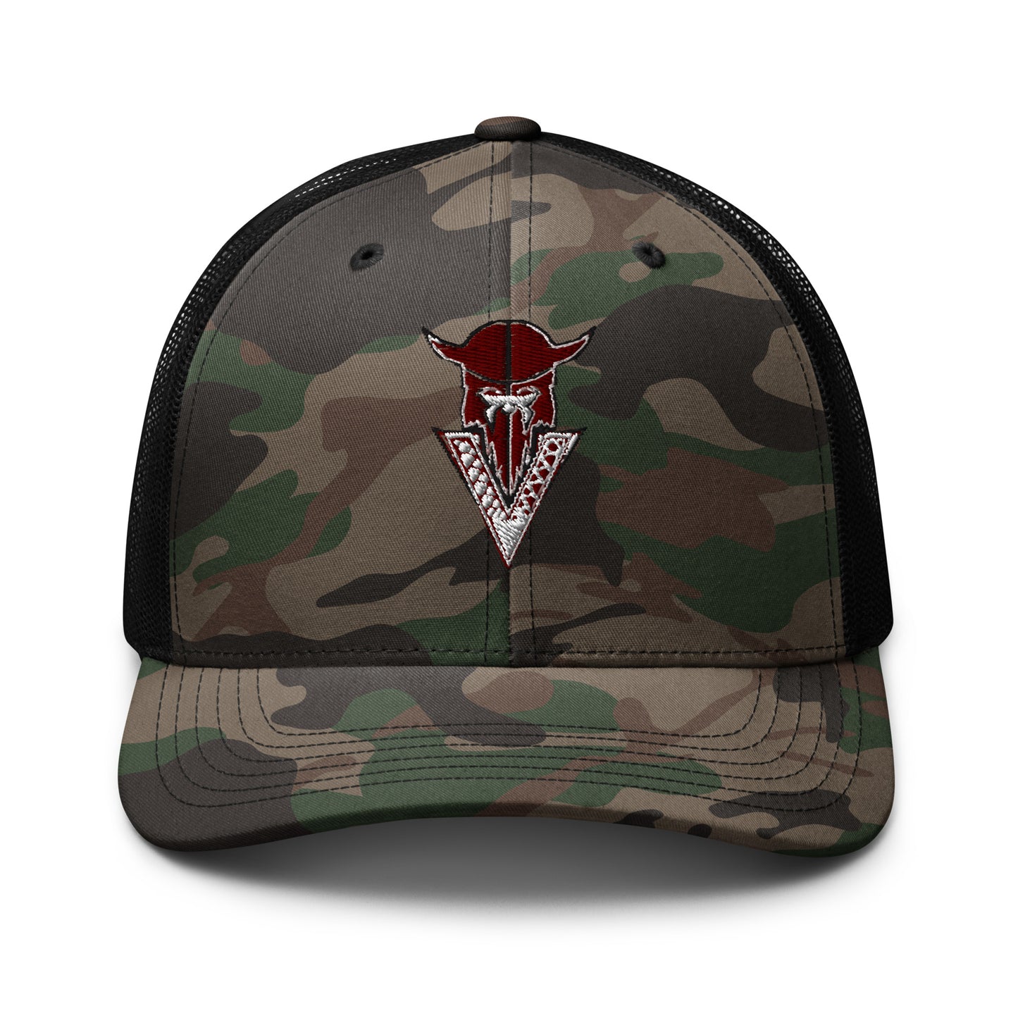 Camouflage trucker hat