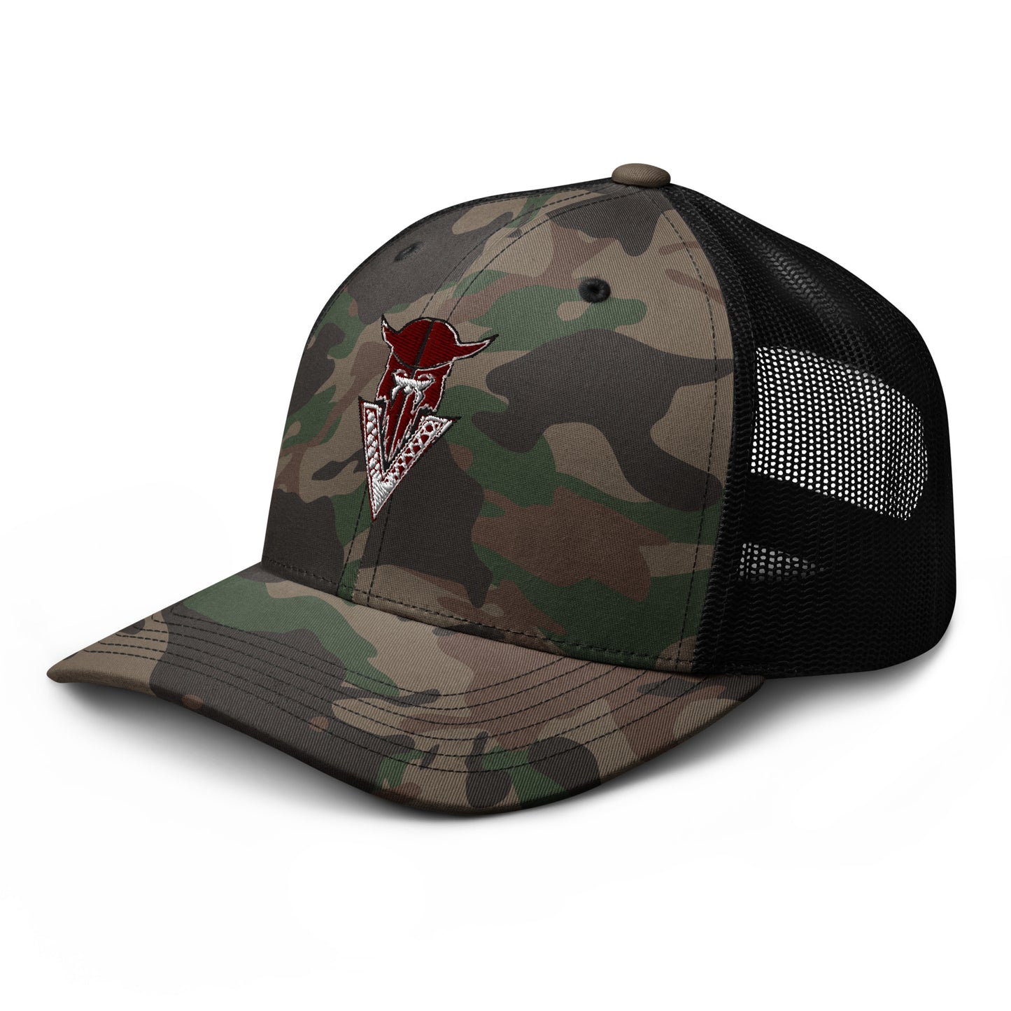 Camouflage trucker hat