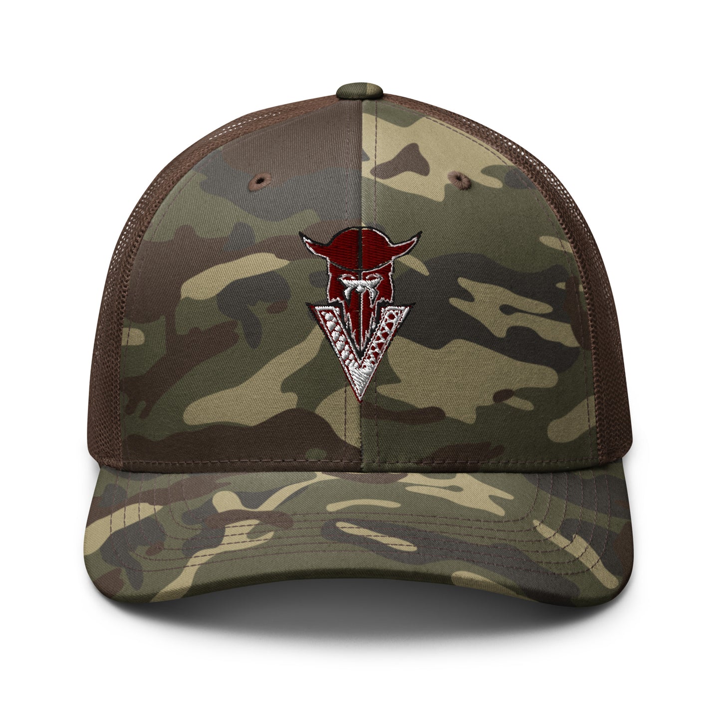 Camouflage trucker hat