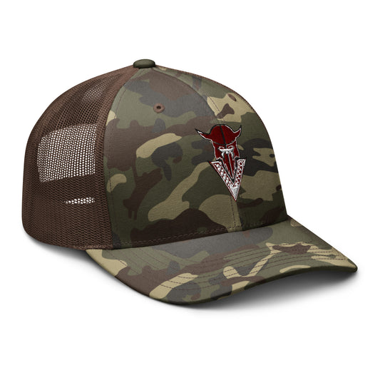 Camouflage trucker hat