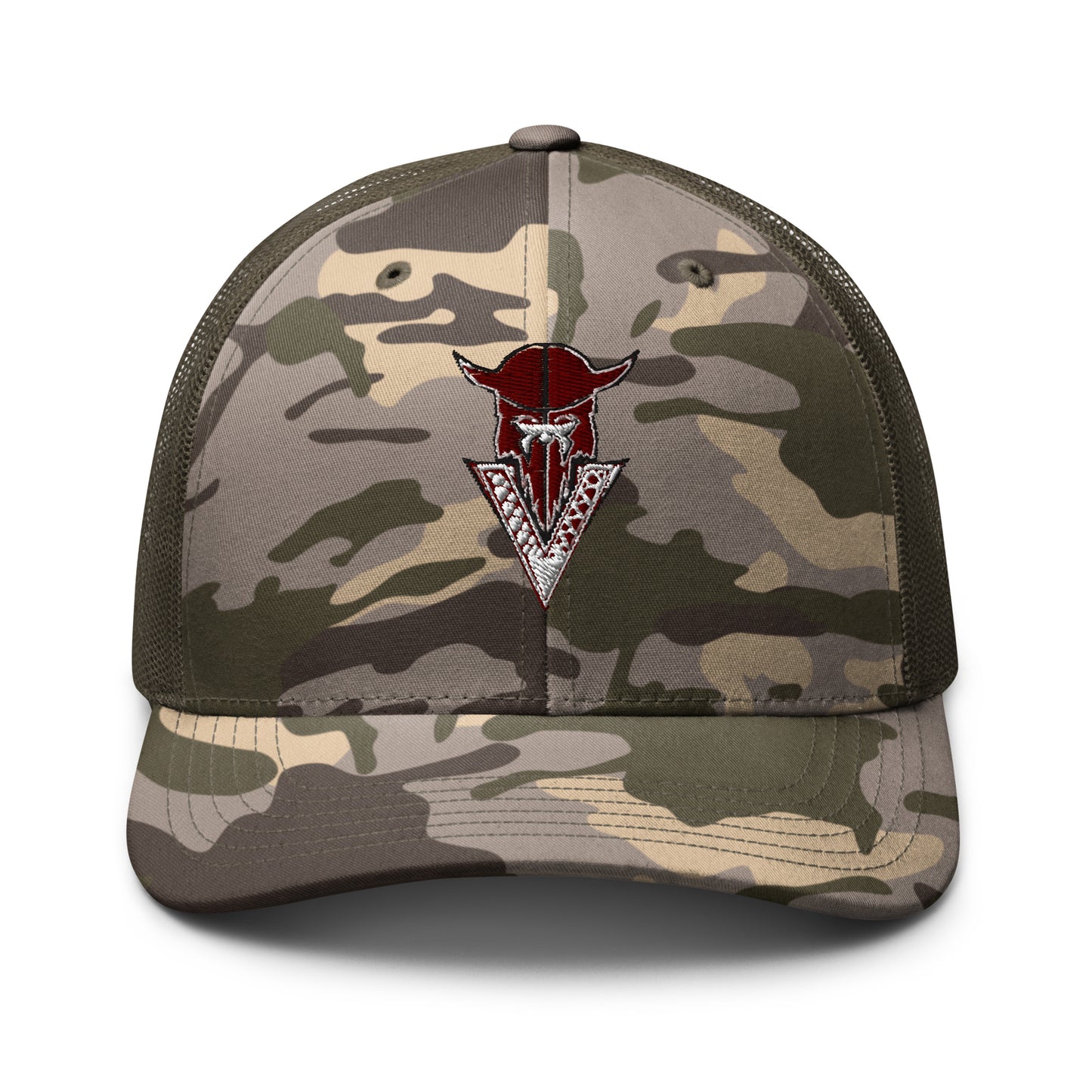 Camouflage trucker hat