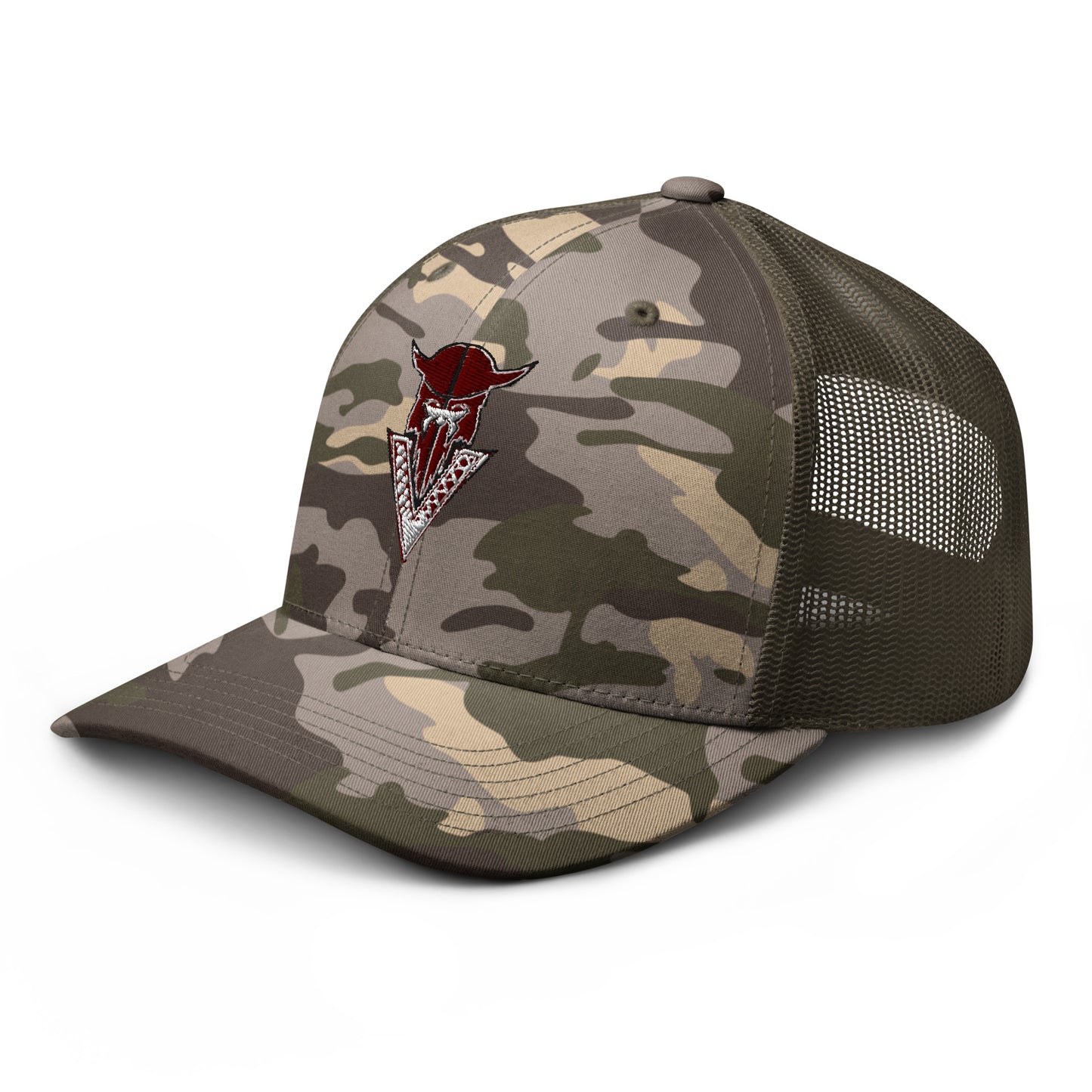 Camouflage trucker hat