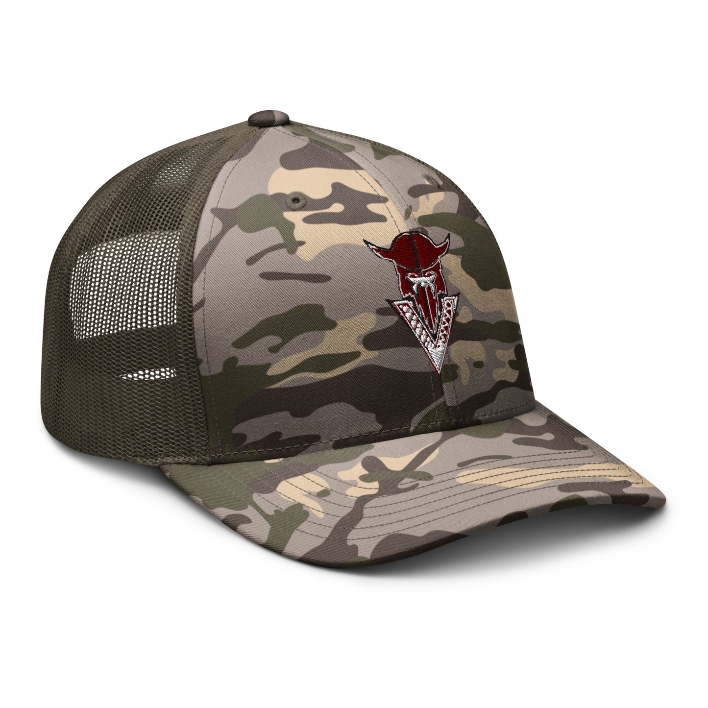 Camouflage trucker hat