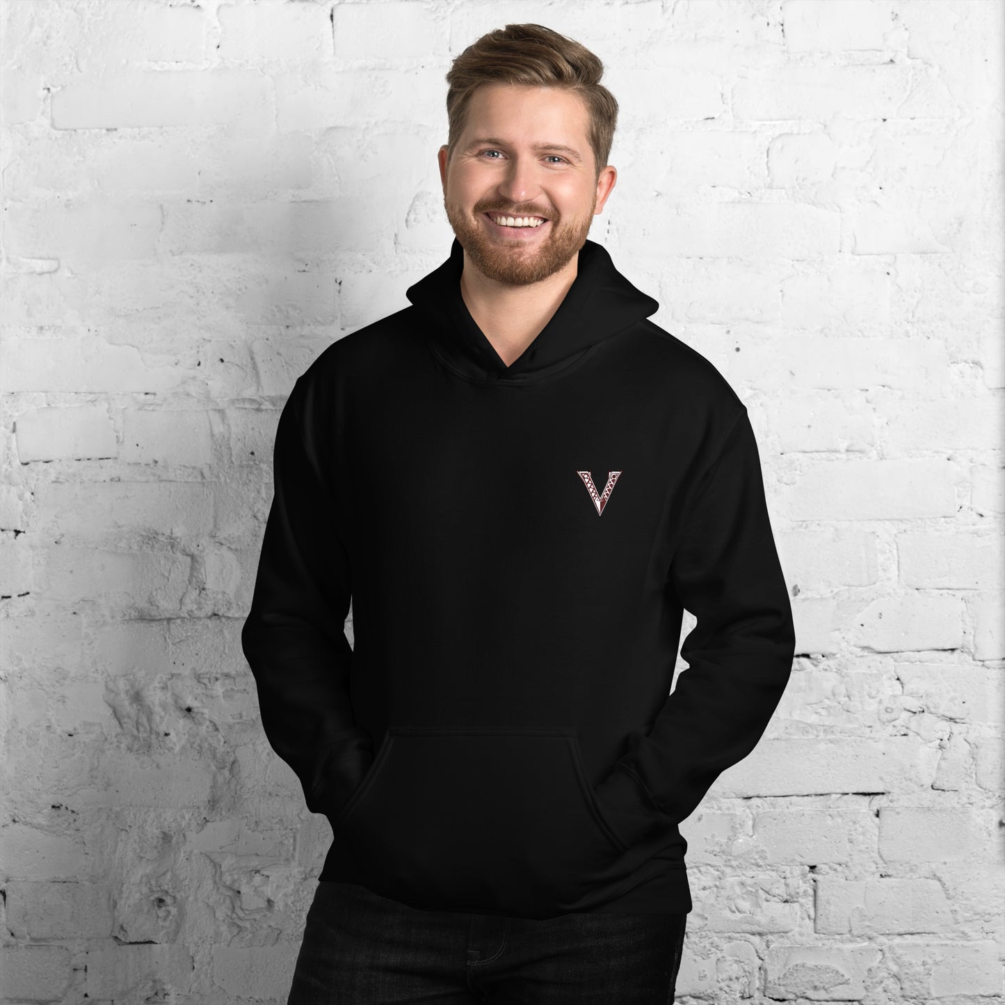 Viking Football (V on chest) Unisex Hoodie