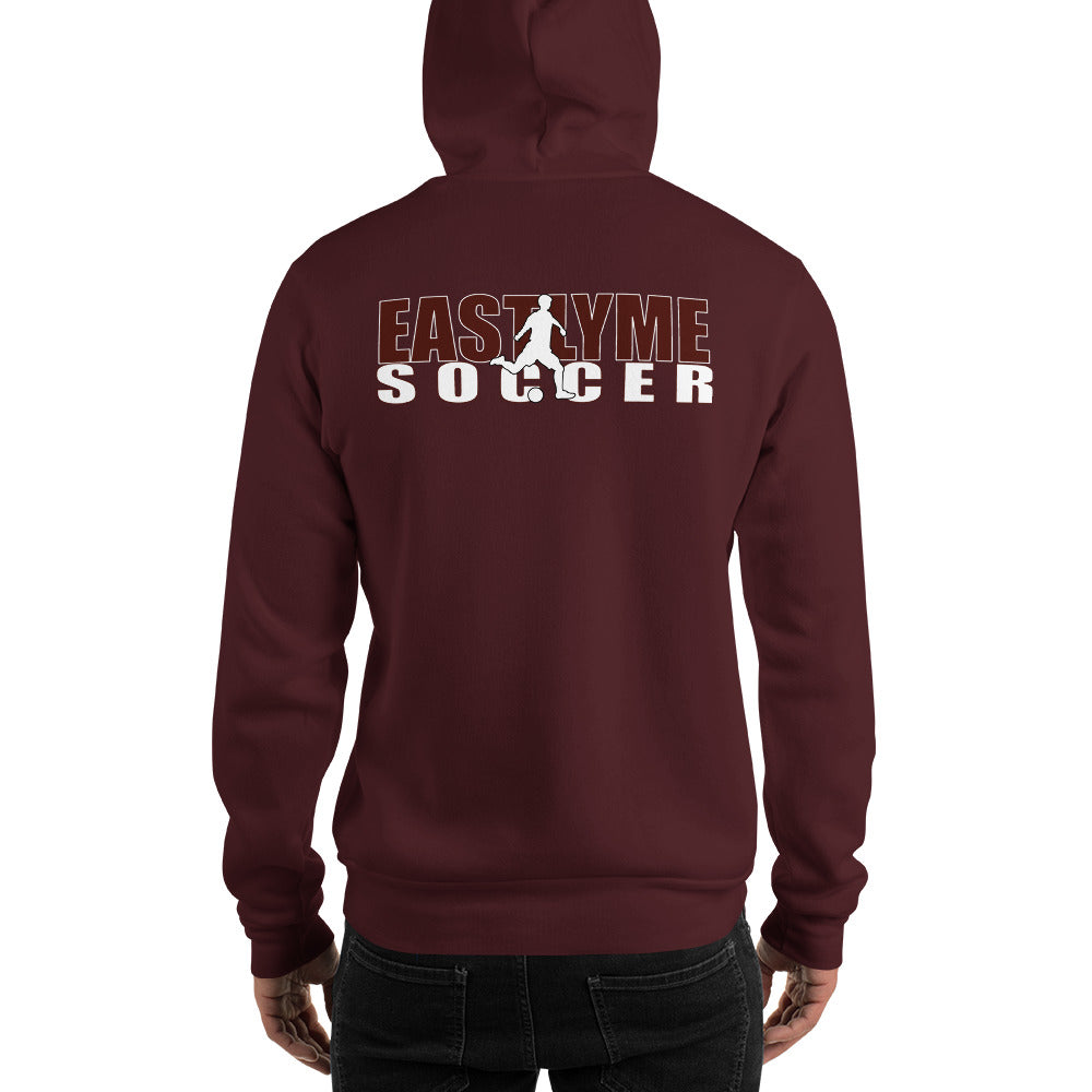 East Lyme Soccer Hoodie (horizontal stack)