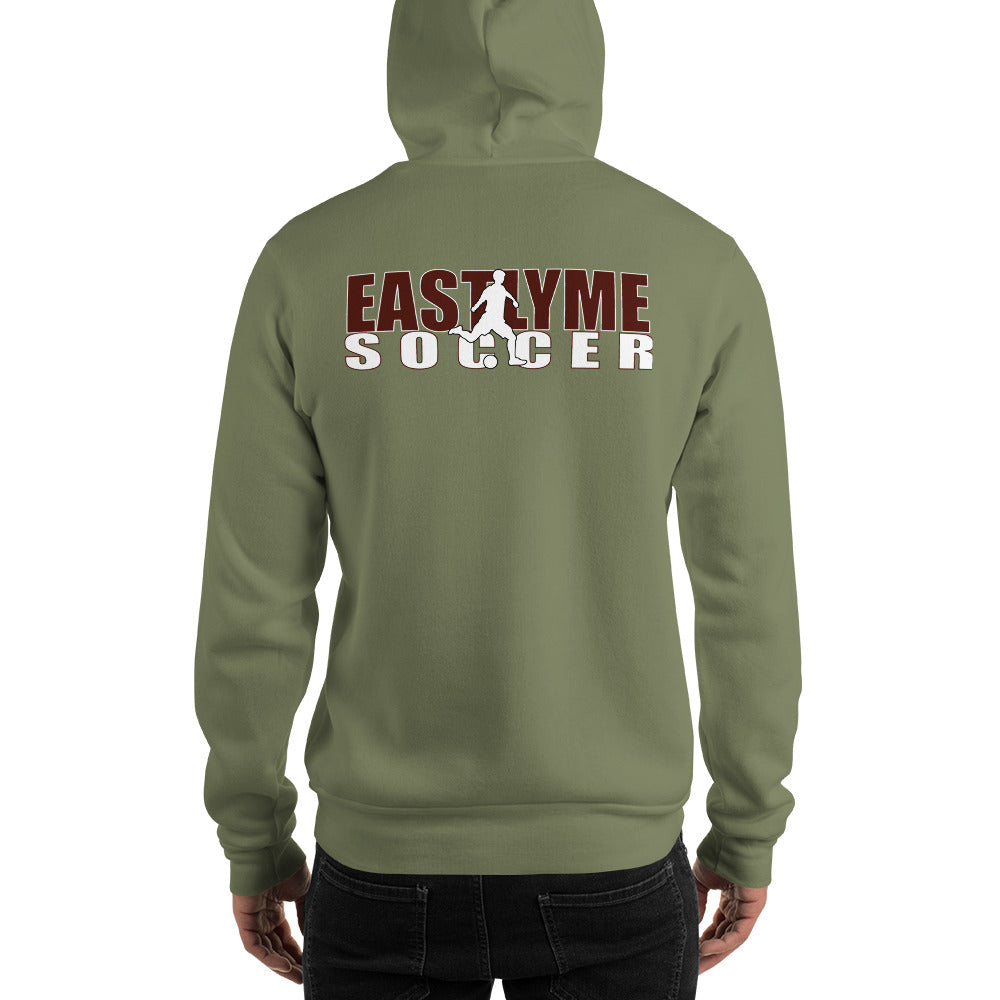 East Lyme Soccer Hoodie (horizontal stack)