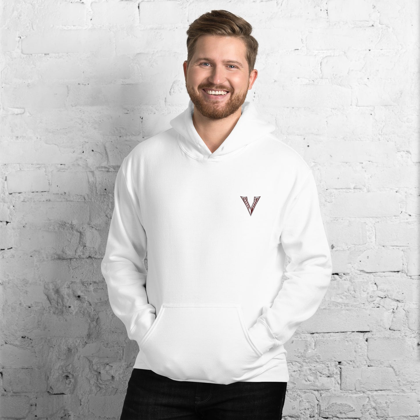 Viking Football (V on chest) Unisex Hoodie