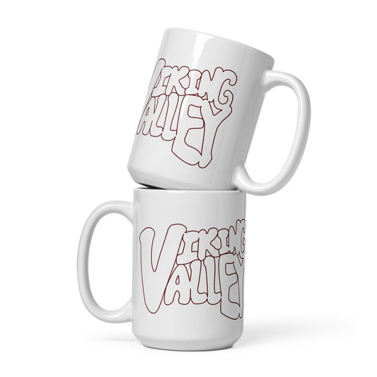 Viking Valley White glossy mug